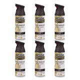 Rust-Oleum® Universal Premium Spray Paint, Flat Black, 12 oz Aerosol Can, 6/Carton (RST245198) Case of 6