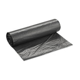 Inteplast Group High-Density Interleaved Commercial Can Liners, 60 gal, 16 microns, 43" x 48", Black, 25 Bags/Roll, 8 Rolls/Carton (IBSS434816K) Case of 200