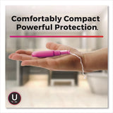 Kotex® U by Kotex Click Compact Tampons, Regular, 32/Pack (KCM51584) Pack of 32
