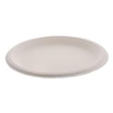 Pactiv Evergreen EarthChoice Fiber-Blend Bagasse Dinnerware, Plate, 9" dia, White, 500/Carton (PCTYMC50009BB) Case of 500
