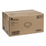 Pactiv Evergreen EarthChoice Fiber-Blend Bagasse Dinnerware, Plate, 9" dia, White, 500/Carton (PCTYMC50009BB) Case of 500