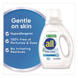 all® Free Clear HE Laundry Detergent, Unscented, 30 oz Bottle, 6/Carton (DIA47427) Case of 6