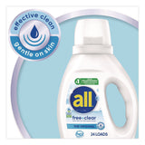all® Free Clear HE Laundry Detergent, Unscented, 30 oz Bottle, 6/Carton (DIA47427) Case of 6