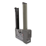 World Centric® Cutlery Dispenser Tower, Holds 125 Forks, 2.6 x 15.4, Gray, 10/Carton (WORDPCPLF) Case of 10