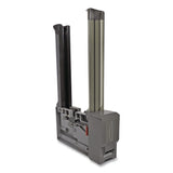 World Centric® Cutlery Dispenser Tower, Holds 125 Knives, 2.6 x 15.4, Gray, 10/Carton (WORDPCPLK) Case of 10