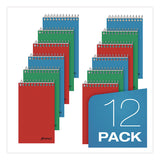 Ampad® Memo Pads, Assorted Cover Colors, Narrow Rule, (60) White 3 x 5 Sheets, Dozen (AMP25087) 1 Dozen