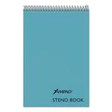 Ampad Steno Pads, Gregg Rule, Blue Cover, 80 Green-Tint 6 x 9 Sheets (AMP25286) 1 Notebook