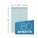 Ampad Steno Pads, Gregg Rule, Blue Cover, 80 Green-Tint 6 x 9 Sheets (AMP25286) 1 Notebook