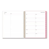 Blue Sky® Mimi Pink Weekly/Monthly Planner, Floral Artwork, 11 x 8.5, Pink/Blue/Rose Cover, 12-Month (Jan to Dec): 2026 (BLS137264) Each