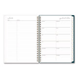 Blue Sky® Life Note-It Dania Weekly/Monthly Planner, Floral Artwork, 8.63 x 5.88, Teal/Pink/Blue Cover, 12-Month (Jan to Dec): 2026 (BLS139478) Each