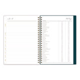 Blue Sky® Life Note-It Dania Weekly/Monthly Planner, Floral Artwork, 8.63 x 5.88, Teal/Pink/Blue Cover, 12-Month (Jan to Dec): 2026 (BLS139478) Each