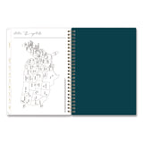 Blue Sky® Life Note-It Dania Weekly/Monthly Planner, Floral Artwork, 8.63 x 5.88, Teal/Pink/Blue Cover, 12-Month (Jan to Dec): 2026 (BLS139478) Each