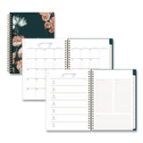 Blue Sky® Life Note-It Dania Weekly/Monthly Planner, Floral Artwork, 8.63 x 5.88, Teal/Pink/Blue Cover, 12-Month (Jan to Dec): 2026 (BLS139478) Each