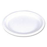 SCT® ChampWare Molded Fiber Tableware, Molded Fiber Platter, 12.5" dia, White, 125 Plates/Sleeve, 4 Sleeves/Carton (SCH18560WPF) Case of 500