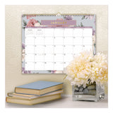 Blue Sky® Tula Monthly Wall Calendar, Floral Artwork, 15 x 12, White/Multicolor Sheets, 12-Month (Jan to Dec): 2026 (BLS144076) Each
