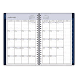 Blue Sky® Passages Weekly/Monthly Planner, 8 x 5, Navy Cover, 12-Month (Jan to Dec): 2026 (BLS148657) Each