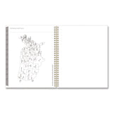 Blue Sky® Mimosa Weekly/Monthly Planner, 11 x 8.5, Floral Artwork, Yellow/Green/White Cover, 12-Month (Jan to Dec): 2026 (BLS149059) Each