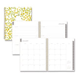 Blue Sky® Mimosa Weekly/Monthly Planner, 11 x 8.5, Floral Artwork, Yellow/Green/White Cover, 12-Month (Jan to Dec): 2026 (BLS149059) Each