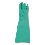 San Jamar® Nitrile Dishwashing Gloves, 21" Long, Medium, Green, Pair (SJM19NUM) 1 Pair