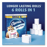 Charmin Ultra Soft Bathroom Tissue, Septic-Safe, 2-Ply, White, 336 Sheets/Roll, 18 Rolls/Carton (PGC08473) Case of 18