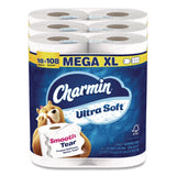 Charmin Ultra Soft Bathroom Tissue, Septic-Safe, 2-Ply, White, 336 Sheets/Roll, 18 Rolls/Carton (PGC08473) Case of 18