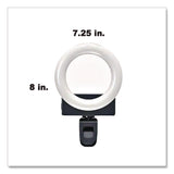 Centon Electronics Universal Ring Light, 3" dia, Black (CELOBA1A) Each