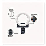 Centon Electronics Universal Ring Light, 3" dia, Black (CELOBA1A) Each