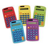 Learning Resources® Rainbow Calculators and Storage Chart, 8-Digit, LCD, 30 Calculators (LRNLER0009) Each