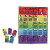 Learning Resources® Rainbow Calculators and Storage Chart, 8-Digit, LCD, 30 Calculators (LRNLER0009) Each