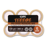 Tape Terror™ Pro-Grade Packaging Tape, 3" Core, 1.88" x 54.6 yds, Clear, 6/Pack (CH7TT05716) Pack of 6