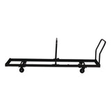 NPS® Folding Chair Dolly For Vertical Storage, Metal, 1,100 lb Capacity, 19.25" x 81" x 38.5", Brown (NPSDY35) Each