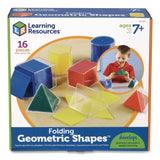 Learning Resources® Folding Geometric Shapes, Grades 2 to 6, 16 Pieces (LRNLER0921) Each