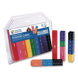 Learning Resources® Fraction Tower Fraction Cubes, Grades 1 to 4, 51 Pieces (LRNLER2510) Each