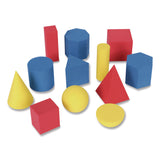 Learning Resources® Hands-On Soft Geometric Solids, Grades K to 5, 12 Pieces (LRNLER6120) Each