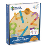 Learning Resources® Number Construction Activity Set, Pre-K to K, 50 Pieces (LRNLER8550) Each