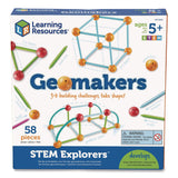 Learning Resources® STEM Explorers Geomakers, Grades K to 2, 58 Pieces (LRNLER9293) Each