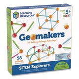 Learning Resources® STEM Explorers Geomakers, Grades K to 2, 58 Pieces (LRNLER9293) Each