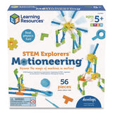 Learning Resources® STEM Explorers Motioneering, Grades K to 2, 56 Pieces (LRNLER9308) Each