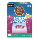The Original Donut Shop® ICED Refreshers K-Cup Pods, Mango Dragonfruit Lemonade, 20/Box (GMT0532) Box of 20