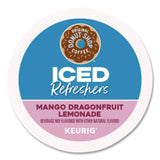 The Original Donut Shop® ICED Refreshers K-Cup Pods, Mango Dragonfruit Lemonade, 20/Box (GMT0532) Box of 20