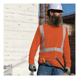 ergodyne® Chill-Its 6688 Type R Class 2 Cooling Hi-Vis Sun Shirt with UV Protection, Medium, Orange (EGO12231) Each