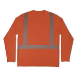 ergodyne® Chill-Its 6688 Type R Class 2 Cooling Hi-Vis Sun Shirt with UV Protection, Medium, Orange (EGO12231) Each