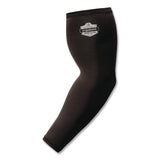 ergodyne® Chill-Its 6691 Cooling Arm Sleeves with Box-Handling Grip, Polyester/Spandex, X-Large, Black, Pair (EGO12389) Each