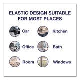 TidyUps Microfiber Dusting Gloves, 2 Coral Gloves with Black Cuffs, 2 Purple Gloves with Black Cuffs (CH7TU05790) Each