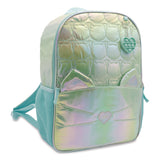 Accessory Innovations Iridescent Cat Backpack, 12" x 5" x 16", Iridescent Aqua (AEIB23GC55603ST) Each