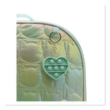 Accessory Innovations Iridescent Cat Backpack, 12" x 5" x 16", Iridescent Aqua (AEIB23GC55603ST) Each