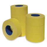 Garvey® Punch-Hole Lavel, 0.83 x 0.47, Yellow, 1,000/Roll, 8 Rolls/Pack (GRV211231510) Pack of 8