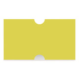 Garvey® Punch-Hole Lavel, 0.83 x 0.47, Yellow, 1,000/Roll, 8 Rolls/Pack (GRV211231510) Pack of 8