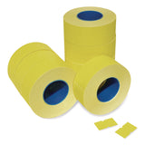 Garvey® Punch-Hole Lavel, 0.83 x 0.47, Yellow, 1,000/Roll, 8 Rolls/Pack (GRV211231510) Pack of 8