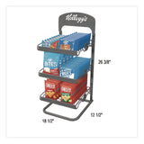 Kellogg's® Breakroom Solution Snack Rack with Snacks, 18.5 x 26.37 x 12.5, Gray (KEB12021) Each